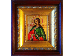 Пелагия (Пелагея) Тарсийская, святая мученица. Рукописная икона 9х10,5см в киоте.
