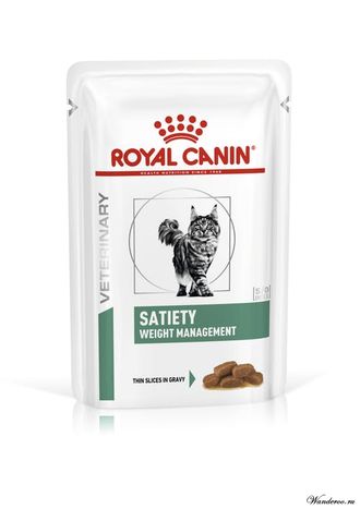 Влажный корм для кошек (Диета для кошек при ожирении и избыточном весе) Роял Канин Сатаети  Менеджмент Royal Canin Satiety Management Feline 0,085 кг