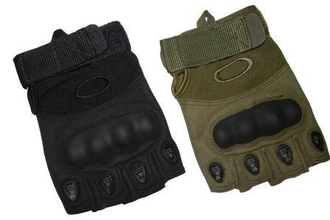 Перчатки тактические короткие (цвет черные)