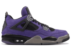 Nike Air Jordan Retro 4 Travis Scott x Purple Suede фото