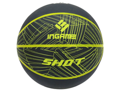 Мяч баскетбольный INGAME Shot № 7, черно-желтый / черно-синий