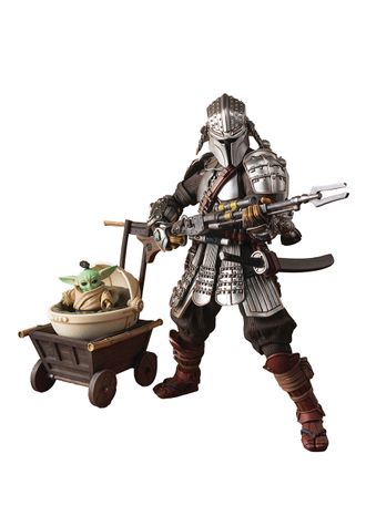 Фигурки Meisho Movie Realization Ronin Mandalorian (Beskar Armor) &amp; Grogu