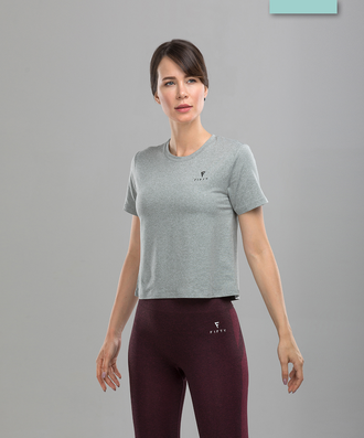 Женская спортивная футболка Balance FA-WT-0104, серый