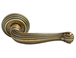 Дверные ручки RUCETTI RAP-CLASSIC-L 4 OMB Цвет - Старая античная бронза