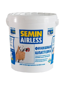 Semin AIRLESS Финишная шпатлевка для безвоздушного нанесения 25 кг.