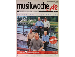 Musikwoche.de Magazine April 2002 Иностранные музыкальные журналы в Москве в России, Intpressshop