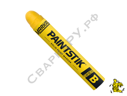 Мелок промышленный перманентный Markal B Paintstik желтый ф17х121мм