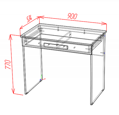 Столик ТУАЛЕТНЫЙ Лира Люкс