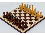 Шахматы обиходные лакированные с темной доской (290 х 145 х 38)