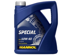 08047а Масло моторное MANNOL Special SAE 10W40 API SG/CD полусинтетическое  4 л.