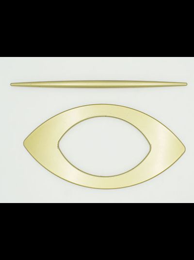 Арт. "Декор большая. Эллипс". Пряжка для штор