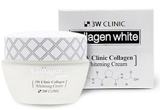 3W CLINIC Крем для лица с Коллагеном Осветляющий Collagen Whitening Cream, 60 мл. 083143