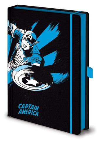 Записная книжка Marvel Comics (Captain America Mono) Premium A5