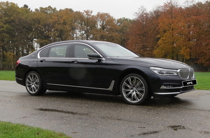 Premium class discreetly armored and elongated LHD BMW 750Li xDrive G12 / M760Li xDrive G12 in VPAM VR7 and CENB4/B6, 2022 YP