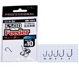 Крючки Cobra Pro FEEDER сер.F500 разм.006 10шт.