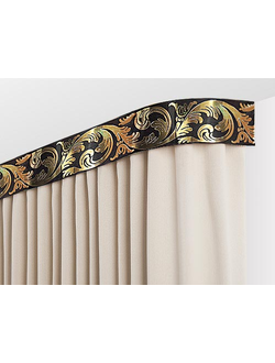 "Луара", трехуровневый потолочный карниз с поворотами