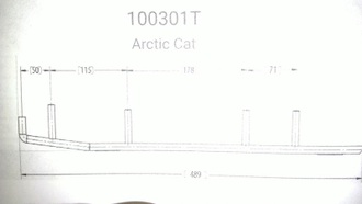 Коньки TM 100301T (223019Т) (без вставок) для снегохода Arctic Cat BEARCAT 570 (2009-2014) BEARCAT 2000 (2015-2019) F570 (2008-2014) M8000 (2014-2019) и др (0703-871, 1703-218, 2703-375)