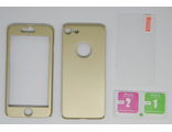 Защитный корпус со стеклом iPhone 7, золотистый