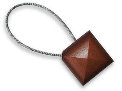 "Коломбо", деревянный подхватик для штор