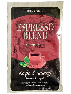 Кофе Espresso Blend, молотый, 7 гр.