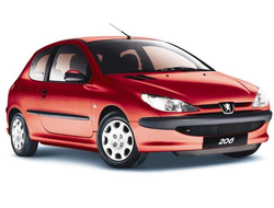 Автомобильные авточехлы для PEUGEOT 206 Hb