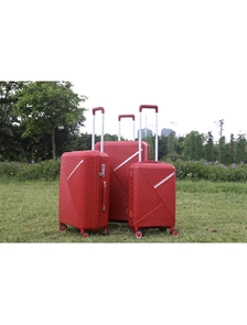 Комплект из 3х чемоданов Robez Полипропилен S,M,L красный
