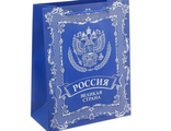 Пакет вертикальный «Россия ‒ Великая страна», 25 × 32 × 12 см