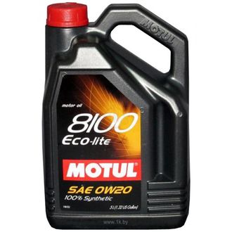 Масло моторное MOTUL 8100 Eco Lite 0W-20 5 л. синтетическое