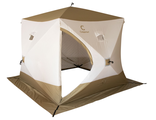 Палатка зимняя СЛЕДОПЫТ &quot;КУБ Premium 3-х слойный, 2.4х2.4м&quot;, Oxford240D, S 5.7 кв.м.