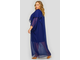 Женская одежда - Вечернее, нарядное длинное платье Арт. 1823902 (Цвет темно-синий) Размеры 52-74