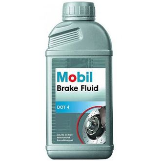 Тормозная жидкость DOT-4 "Mobil". 0.5 л.