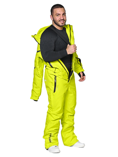 Мужской комбинезон  SNOW Headquarter  A-89001 ЛИМОННЫЙ