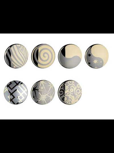 "Круг с рисунком", 45 мм. Серия "Алди"