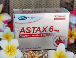 Купить Астаксантин Тайские капсулы ASTAX 6 mg MEGA, узнать отзывы, инструкция по применению