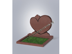 Гранит красный - семейный №54 900х1000х70мм