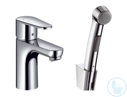 Смеситель для раковины Hansgrohe Talis E2 (Германия) с гигиеническим душем