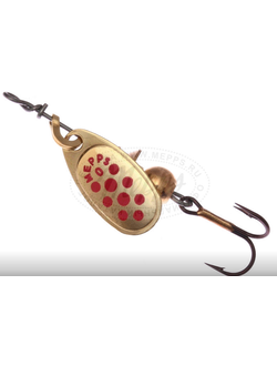 Блесна Mepps COMET DECOREE OR points rouge № 0 (2,0гр.) (в упаковке-3шт)