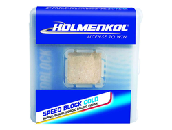 Спрессованный гоночный порошок Holmenkol SPEEDBLOCK COLD холодный 24355