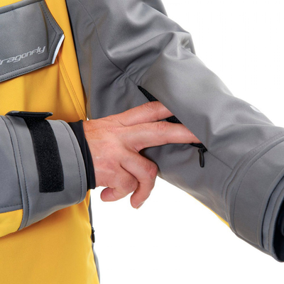 Куртка-анорак мужская сноубордическая DF UKTUS Man Yellow-Grey 800240-590
