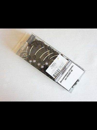 Арт. 535597. Подвес спиральный с капелькой