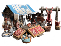 Butcher market stall (PAINTED) (IN STOCK)