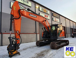 K1042426B стекло лобовое верхнее Doosan DX140LCR, DX140LCR-3, DX235LCRV, DX235LCR-3 , DX140LCR-5, DX