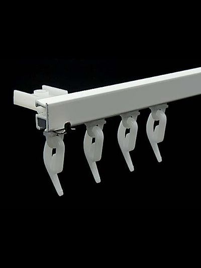 Профиль алюминиевый 012, квадратный для легких штор