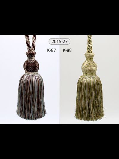 Арт. 2015-27 NEW. Небольшая кисть для портьер мелким оптом, 66 см