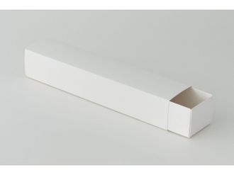 Коробка для макаронс БОЛЬШАЯ, 30*6*5 см, Белая