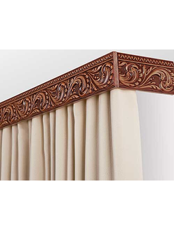 "Валенсия Color Balance", багетный карниз с деревянной планкой в упаковке, ЛеГранд