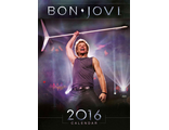 Bon Jovi Official Календарь 2016 ИНОСТРАННЫЕ ПЕРЕКИДНЫЕ КАЛЕНДАРИ 2016, Bon Jovi Official CALENDAR 2