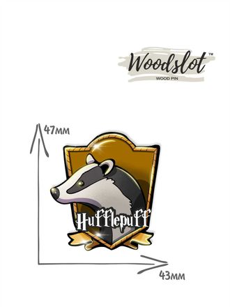 Значок Hufflepuff - Брошь/ значок - 541