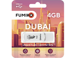 Флешка FUMIKO DUBAI 4GB White USB 2.0