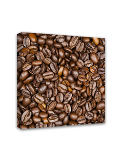 Печатная картина на деревянном подрамнике "Кофейные зерна"